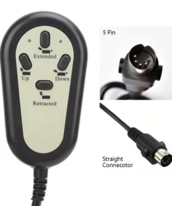 Life Easy Supply Universal 4 Button 5 Pin Remote Hand Controller For Power Recliner And Lift Chair Controls 2 Motors Remote Controller