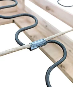 Life Easy Supply Upholstery Saggy Sofa Repair Kit Zig-Zag Spring Paper Wrapped Balance Wire 33ft + 40 Clips