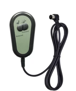 Life Easy Supply Right Angled 2 Button Remote Controller For Riser Recliner Lift Chair W/ Round 5 Pin Plug