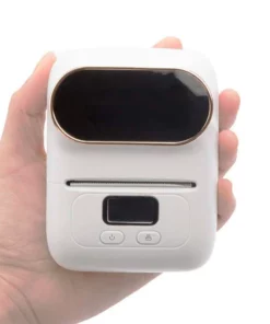 Life Easy Supply M110 Portable Bluetooth Thermal Printer Mini Mobile Sticker Label Maker, QR Barcode Clothing Jewelry Label Printing Machine