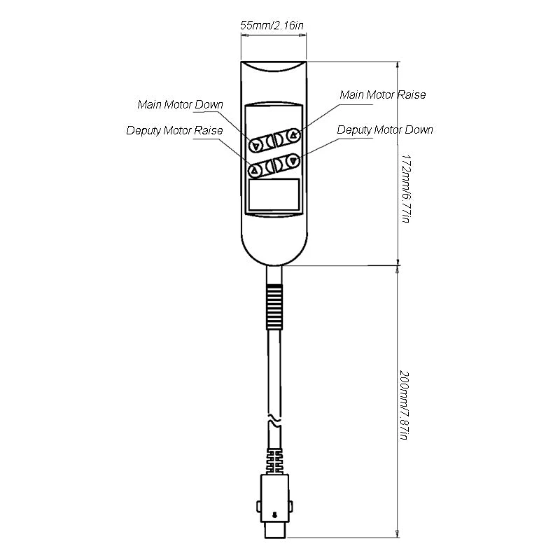 Life Easy Supply Universal Replacement Remote Control Switch For Power Recliner Lift Chair - 4 Button 5 Pin 2 Life Easy Supply Universal Replacement Remote Control Switch For Power Recliner Lift Chair - 4 Button 5 Pin