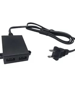 Life Easy Supply Furniture Mount Dual USB Charging Port- 5V 2A Switch & Charger