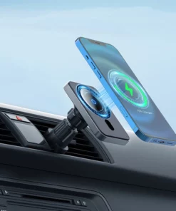 Life Easy Supply Magnetic Car Vent Mount For IPhone 12/Mini/Pro/Pro Max With Wireless Charging Support Magsafe