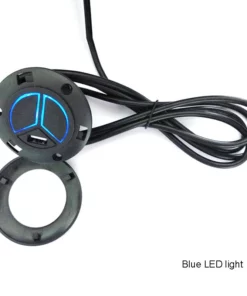 Life Easy Supply Switch & Charger Universal Fixed 2 Button Remote Controller For Recliner Sofa With USB Charger & LED Light Round Shape