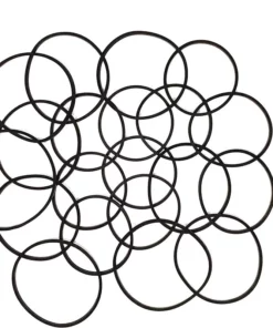 Life Easy Supply 2*2mm 75-100mm Rubber Square Belt For DIY Repair Record Player Walkman CD DVD - 20pcs