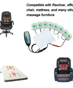 Life Easy Supply Vibration & Heat Massage System For Recliner Office Chair And Massage Mattress Massage Components