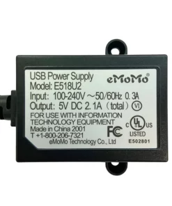 Life Easy Supply Furniture Mount Dual USB Charging Port- 5V 2A Switch & Charger