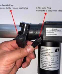 Life Easy Supply KDFSJ-403 Kaidi Linear Actuator For Power Recliner Lift Chairs
