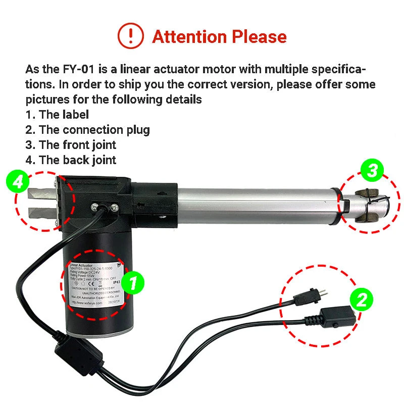 Life Easy Supply FY01 Linear Actuator Motor By Wuxi JDR WX Feiya For Recliner Lift Chairs 3 Life Easy Supply FY01 Linear Actuator Motor By Wuxi JDR WX Feiya For Recliner Lift Chairs