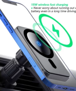 Life Easy Supply Magnetic Car Vent Mount For IPhone 12/Mini/Pro/Pro Max With Wireless Charging Support Magsafe