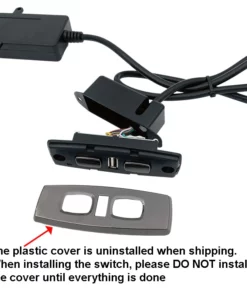 Life Easy Supply KDH120-005 4 Buttons Side Switch With USB For Recliner/Lift Chair Switch & Charger