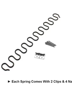 Life Easy Supply Upholstery Zig-Zag Spring Kit-6pk Springs Clips Nails For Furniture Chair Couch Repair