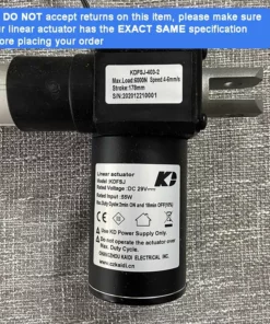 Life Easy Supply KDFSJ-403-2 Kaidi Linear Actuator Power Recliner Lift Chairs Motor Replacement