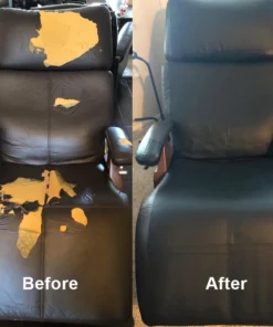 Life Easy Supply Upholstery Self-Adhesive Leather Patch For Furniture Repair 20*47 Inches