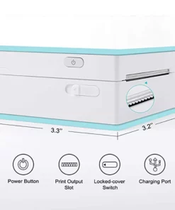 Life Easy Supply Other Products M02 App Operated Pocket Printer, Wireless Bluetooth Mini Printer Compatible With IOS And Android