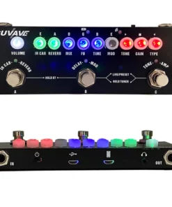 Life Easy Supply Cuvave Cube Baby Guitar Multi-Effects Pedal - Rechargeable 9 Preamp Reverse 8 IR Cab Simulation Other Products