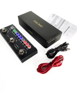 Life Easy Supply Cuvave Cube Baby Guitar Multi-Effects Pedal - Rechargeable 9 Preamp Reverse 8 IR Cab Simulation Other Products
