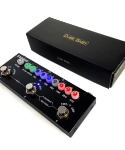 Life Easy Supply Cuvave Cube Baby Guitar Multi-Effects Pedal - Rechargeable 9 Preamp Reverse 8 IR Cab Simulation Other Products