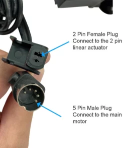 Life Easy Supply Switch & Charger EMoMo HX90TU2 8 Button Switch For Recliner Lift Chair With USB Type C Charger