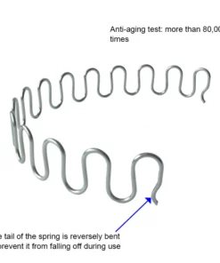 Life Easy Supply Extra Length Upholstery Zig-Zag Spring Kit-6pk Springs Clips Nails For Furniture Chair Couch Repair