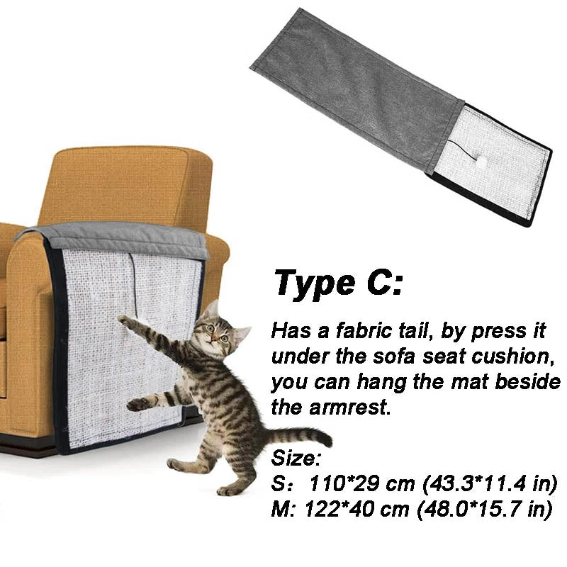 Life Easy Supply Sisal Furniture Cats Scratch Protection Mat - Suitable For Sofa Couch Recliner & More 5 Life Easy Supply Sisal Furniture Cats Scratch Protection Mat - Suitable For Sofa Couch Recliner & More