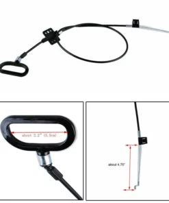 Life Easy Supply 98cm/38.6in Recliner Sofa Cable, Sofa Recliner Release Cable, D Ring Couch Recliner Pull Handle Upholstery