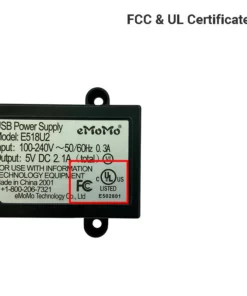 Life Easy Supply Furniture Mount Dual USB Charging Port- 5V 2A Switch & Charger