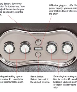 Life Easy Supply 6 Buttons Control Switch For Recliner Sofa Chair With USB & LED-backlit 15 Life Easy Supply 6 Buttons Control Switch For Recliner Sofa Chair With USB & LED-backlit