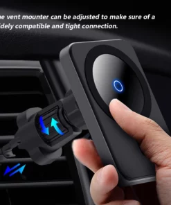 Life Easy Supply Magnetic Car Vent Mount For IPhone 12/Mini/Pro/Pro Max With Wireless Charging Support Magsafe