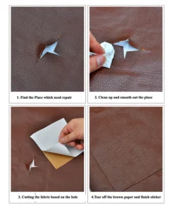 Life Easy Supply Upholstery Self-Adhesive Leather Patch For Furniture Repair 20*47 Inches