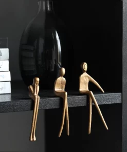 Life Easy Supply Cast Iron Ornaments Leisure Sitting Sculpture - Set Of 3 13 Life Easy Supply Cast Iron Ornaments Leisure Sitting Sculpture - Set Of 3