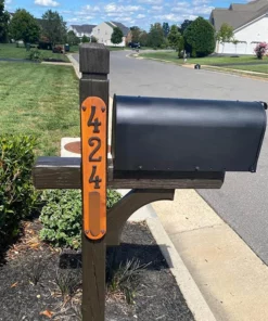 Life Easy Supply 3 Inch Vintage Wrought Iron House/Mailbox Number, DIY Cast Iron Alpabet Letter With Install Screws Other Products