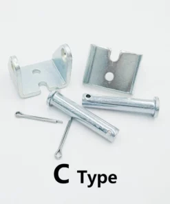 Life Easy Supply 2 Pcs C Shape Mounting Brackets Link For Linear Actuator Motor Upholstery