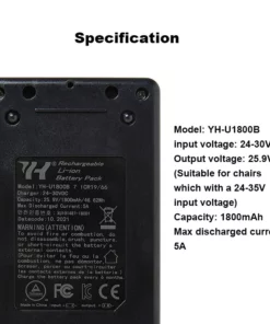 Life Easy Supply Universal Recliner Battery Pack 24V/29V 1800mAh Rechargable