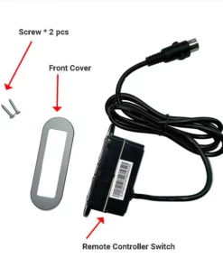 Life Easy Supply EMoMo HX90HU Power Recliner Switch 5 Button 5 Pin With USB Port Switch & Charger