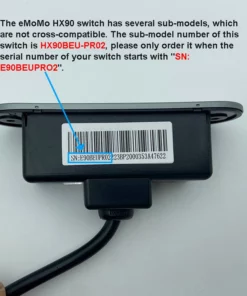 Life Easy Supply EMoMo HX90BEU-PR02 Recliner Switch 4 Button 5 Pin With USB Port