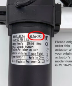 Life Easy Supply Mulin ML16-263 Linear Actuator