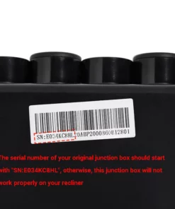 Life Easy Supply EMoMo Heat And Vibration Massage Junction Box For Recliner SN:E034KC8HL