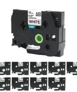 Life Easy Supply 10 Pcs Compatible Label Tape For Brother Printer 1/2in (12mm) Replaces TZe 231 TZe-231 TZe231 Other Products