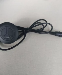 Life Easy Supply Switch & Charger Universal Fixed 2 Button Remote Controller For Recliner Sofa With USB Charger & LED Light Round Shape