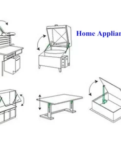 Life Easy Supply Switch & Charger Universal Round Hand Controller For Electric Furniture Fixed Side Handset